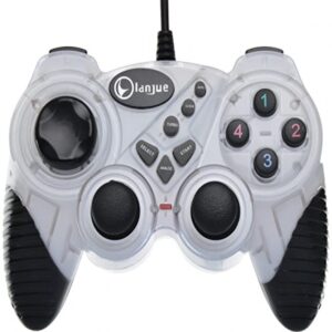 GamePad Controller L4000 with ergonomic design, dual vibration feedback, and wireless connectivity for immersive multi-platform gaming.