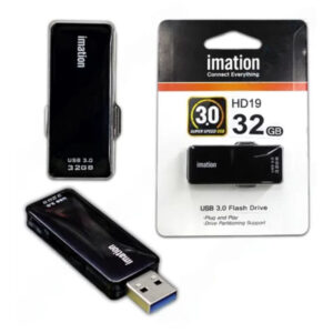 Imation HD19 USB Flash Drive 32GB with high-speed USB 3.0 and durable, sleek design for reliable storage