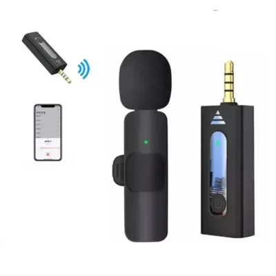 K35 Wireless Microphone with high-fidelity sound and ergonomic design for professional use.