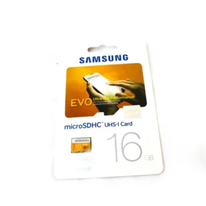 Samsung MicroSD Card 16GB with fast read/write speeds and durable design for reliable storage