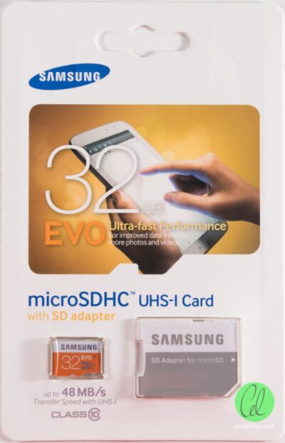 Samsung MicroSD Card 32GB with high-speed data transfer and durable design for expanded storage.