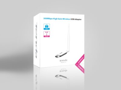 Tenda U1 Wi-Fi USB Adapter 300Mbps with ultra-fast wireless speed and compact design for reliable internet connectivity.